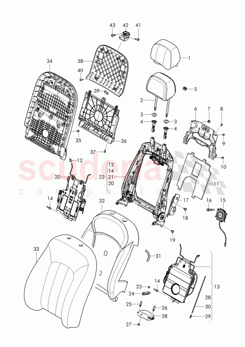 Part Diagram for Bentley 3Y5 881 806 L