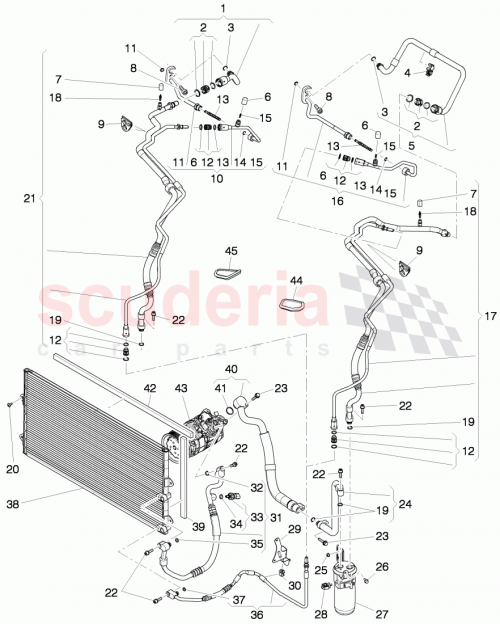 Part Diagram for Bentley 3W1260712L