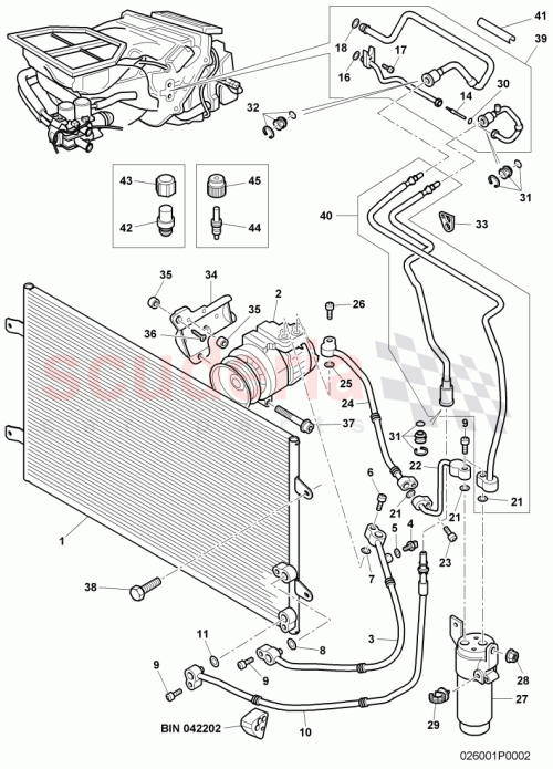 Part Diagram for Bentley 6Q0298260A