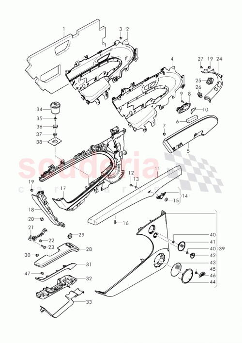 Part Diagram for Bentley 3Y4 867 274