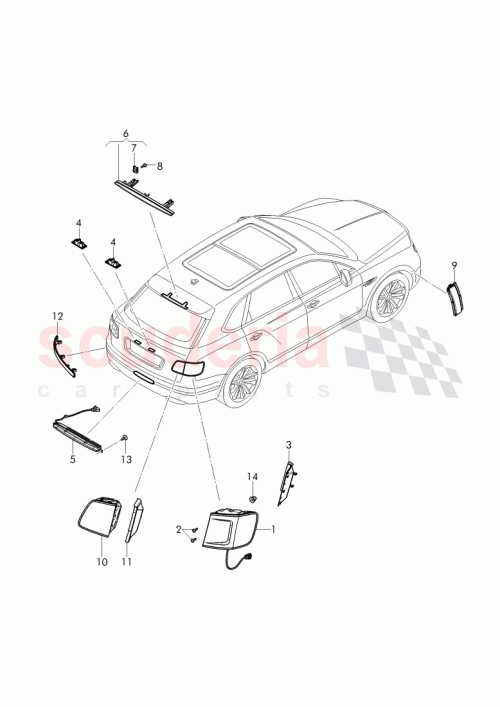 Part Diagram for Bentley N10600901
