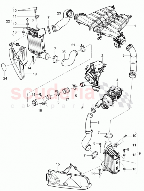 Part Diagram for Bentley 4W0 121 345 G