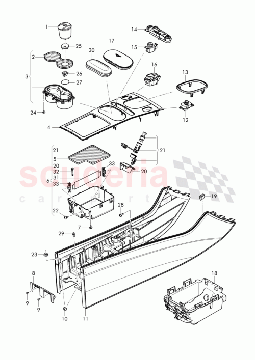 Part Diagram for Bentley 3W0858021