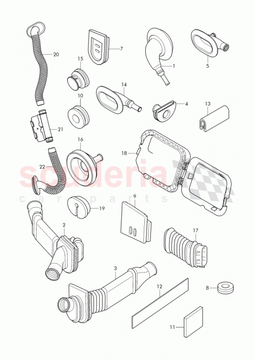 Part Diagram for Bentley 4W0 941 907