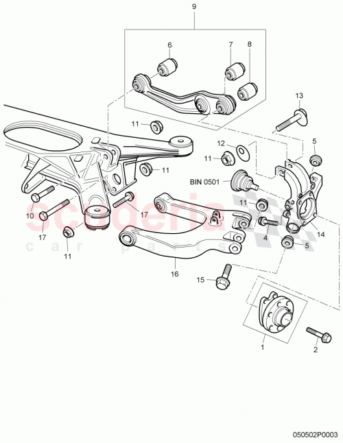 Part Diagram for Bentley 4E0511512J
