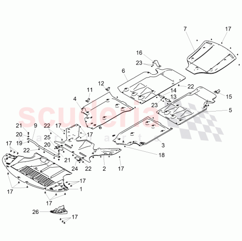 Part Diagram for Bentley 3W7 825 198 C