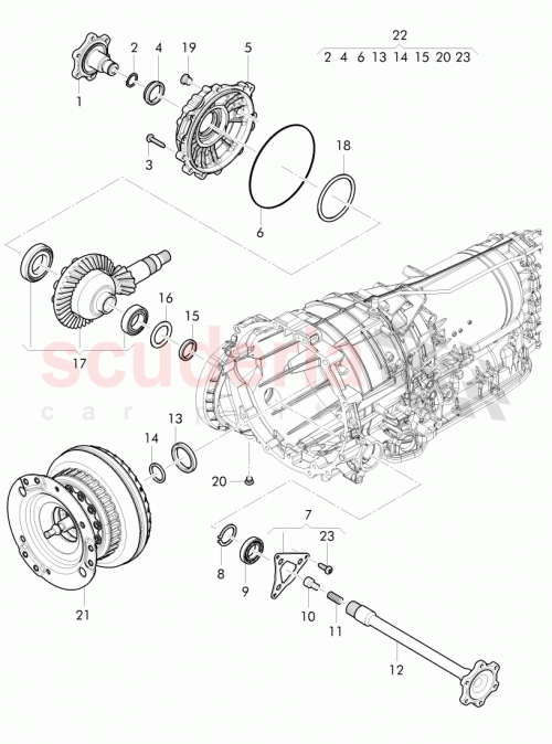 Part Diagram for Bentley 0CU 409 355