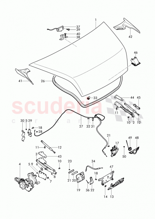 Part Diagram for Bentley 3W8 853 689 E