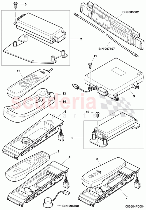 Part Diagram for Bentley 3W0 035 385 BA
