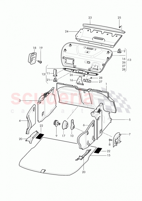 Part Diagram for Bentley 3W8 868 503 Q
