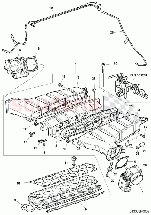 Part Diagram for Bentley 07C 133 262 AD