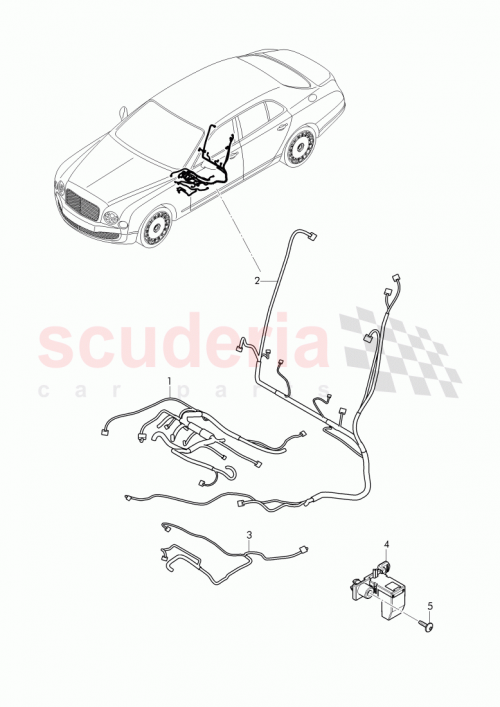 Part Diagram for Bentley 3Y0 972 390 F