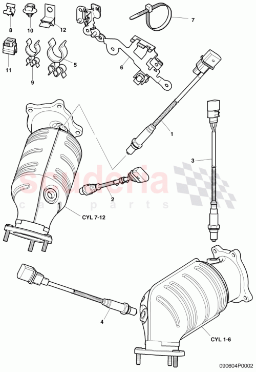 Part Diagram for Bentley 07C 906 262 T