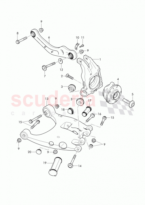 Part Diagram for Bentley 3W7 511 511 E