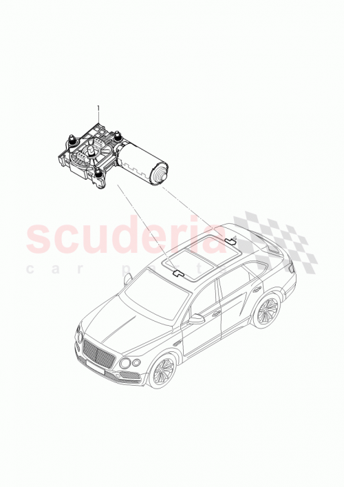 Part Diagram for Bentley 4M0 959 591