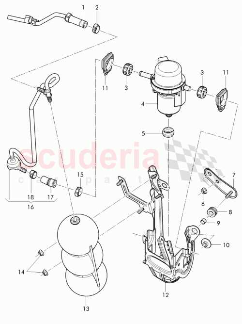 Part Diagram for Bentley 4W0 612 419 A