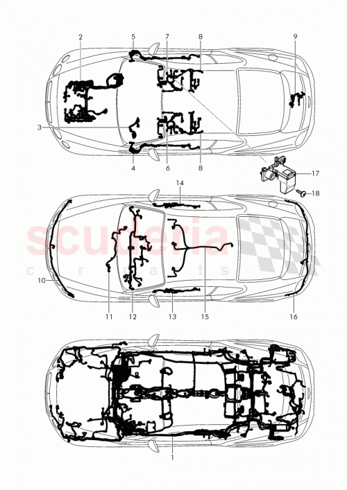 Part Diagram for Bentley 3W3 971 095 B