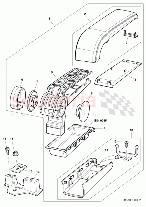 Part Diagram for Bentley 3W0864101AD
