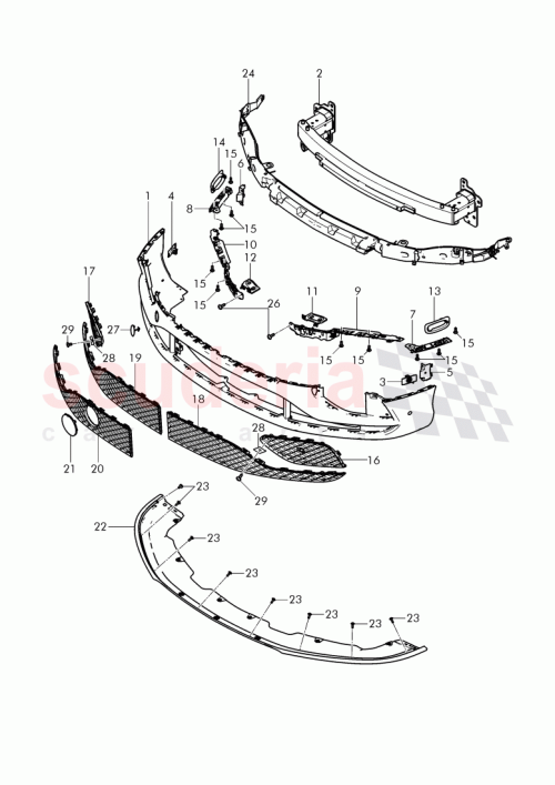 Part Diagram for Bentley 3W3 807 082 C