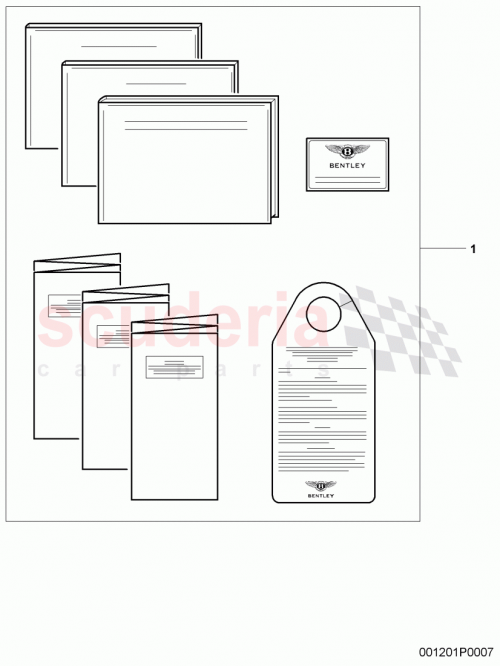 Part Diagram for Bentley 3W7 012 003 AA