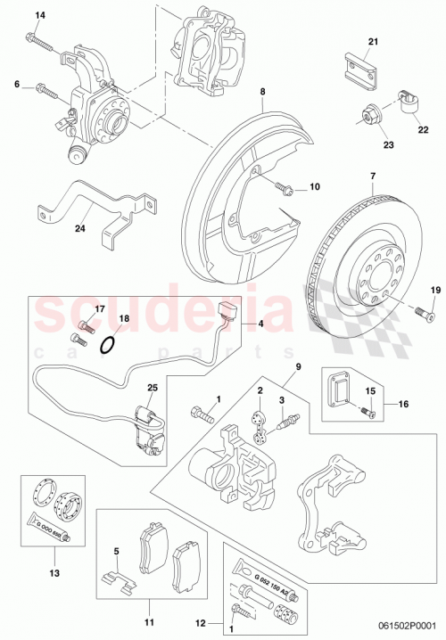 Part Diagram for Bentley 3W0 615 376