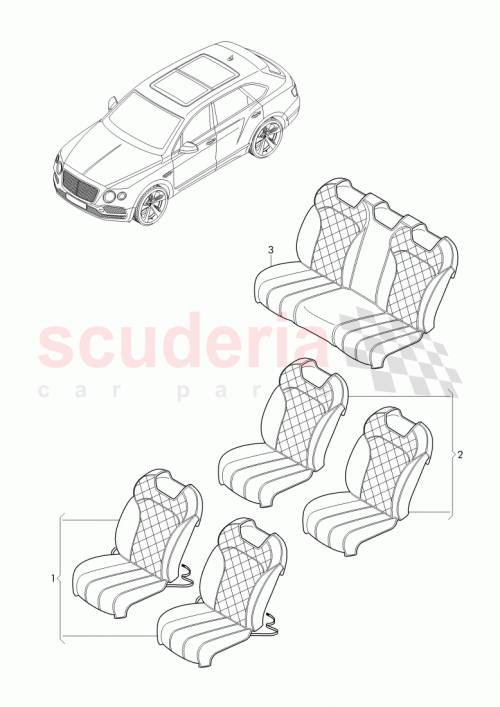 Part Diagram for Bentley 36A 861 153
