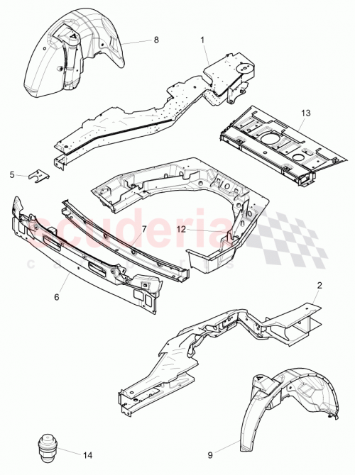 Part Diagram for Bentley 3Y0 803 055 D