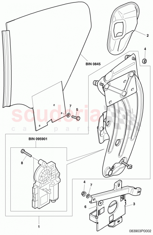 Part Diagram for Bentley 3W0 839 837 F
