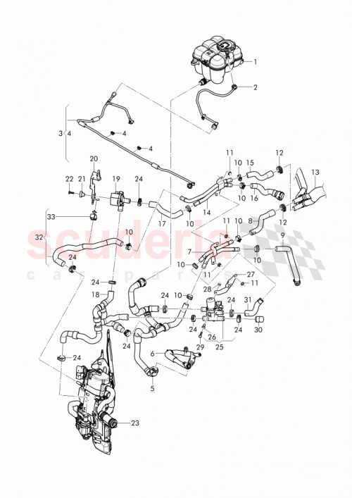 Part Diagram for Bentley 4M0 265 374 AA