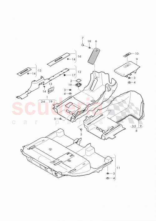 Part Diagram for Bentley 36A 853 375 H