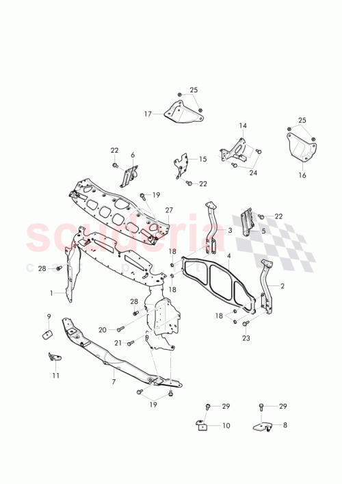 Part Diagram for Bentley N91095501