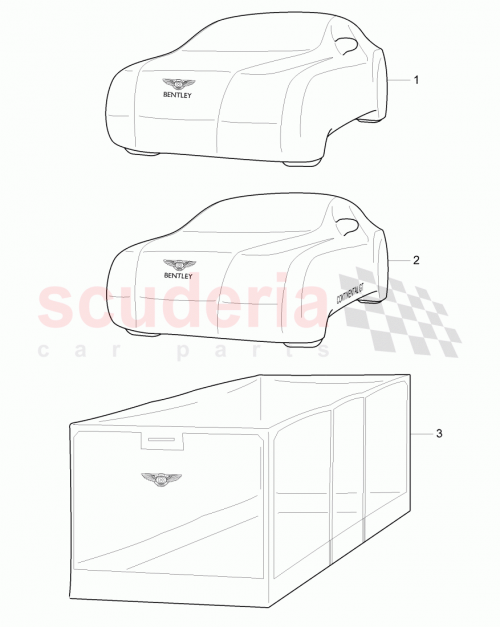 Part Diagram for Bentley 3W8 861 985 L