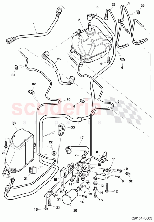 Part Diagram for Bentley 3W0201090B