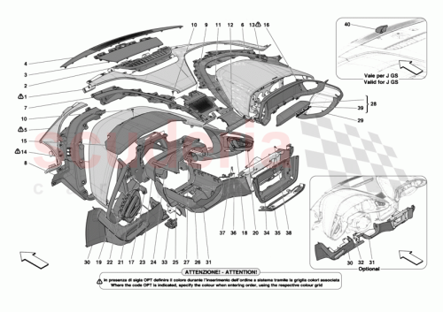 Part Diagram for Ferrari 999530