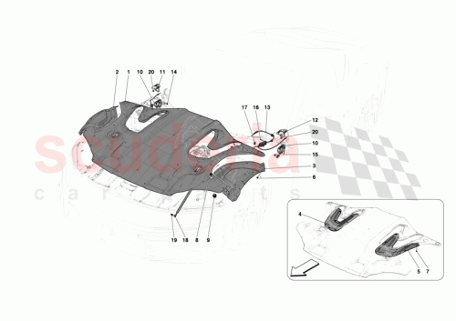 Part Diagram for Ferrari 55030266