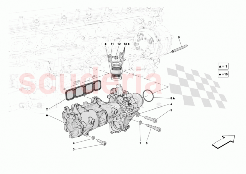 Part Diagram for Ferrari 55042138