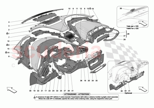 Part Diagram for Ferrari 000825507