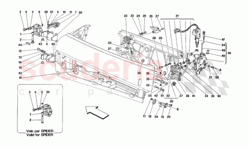 Part Diagram for Ferrari 63396200