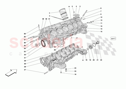 Part Diagram for Ferrari 952890