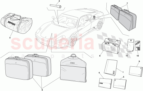 Part Diagram for Ferrari 82091500