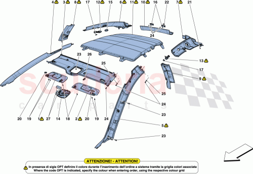 Part Diagram for Ferrari 823772
