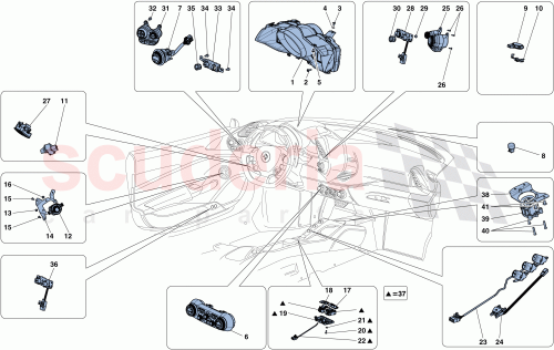 Part Diagram for Ferrari 86152800