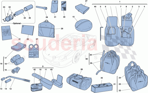 Part Diagram for Ferrari 84290700