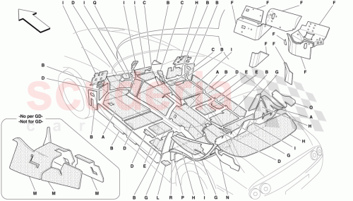 Part Diagram for Ferrari 64072800