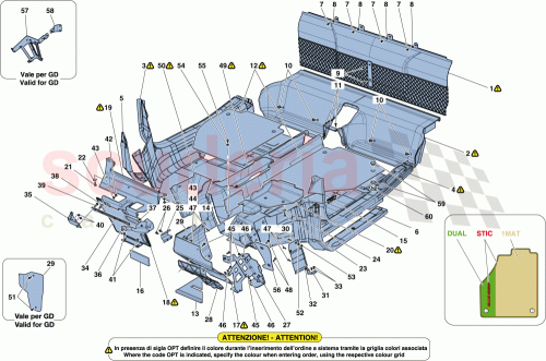 Part Diagram for Ferrari 84097400