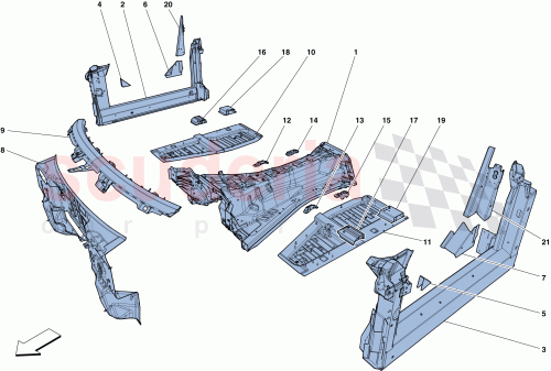 Part Diagram for Ferrari 336347