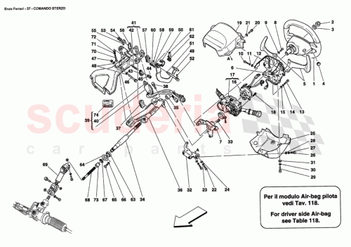 Part Diagram for Ferrari 171539