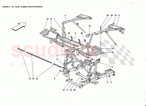 Part Diagram for Ferrari 65402300