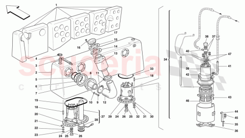Part Diagram for Ferrari 160854