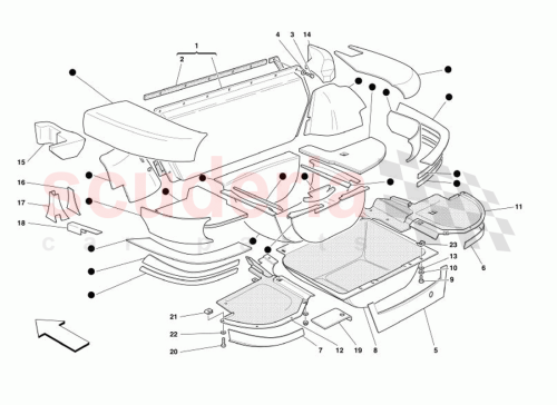 Part Diagram for Ferrari 65089800